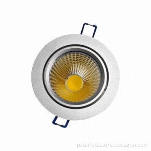 LED Downlight with completed SAA aluminum + PC/glass materials, >80Ra, 3 years of warranty